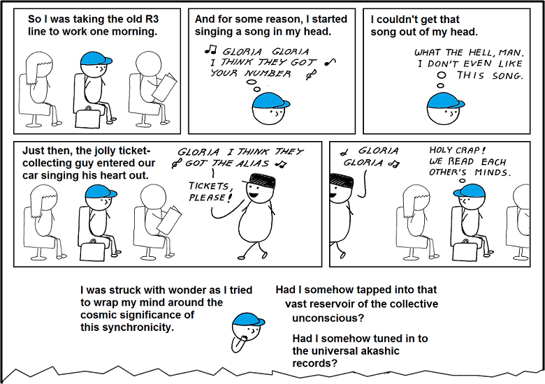 Fragment of The Gloria Incident comic strip by Abstruse Goose